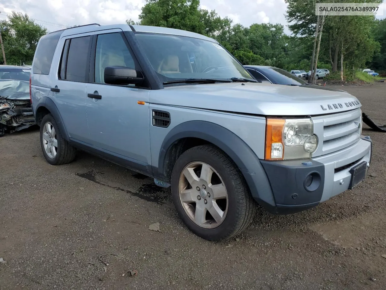 2006 Land Rover Lr3 Hse VIN: SALAG25476A389397 Lot: 64687034