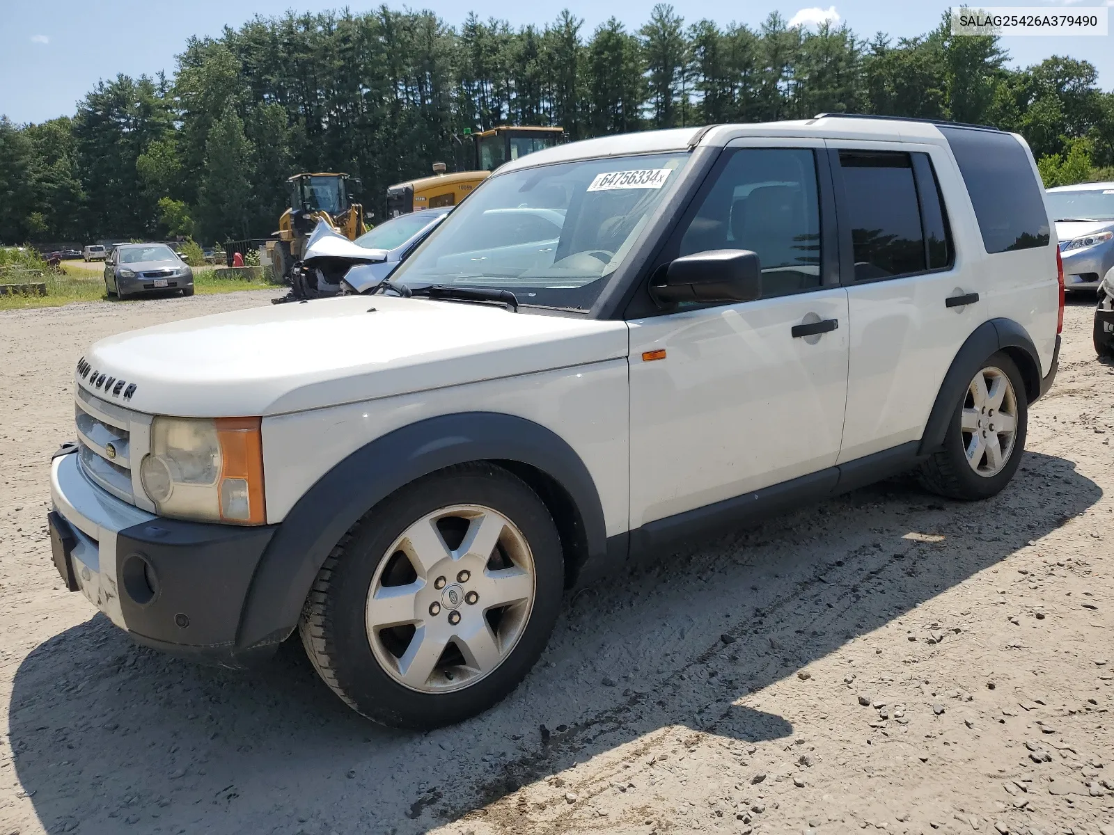 2006 Land Rover Lr3 Hse VIN: SALAG25426A379490 Lot: 64756334