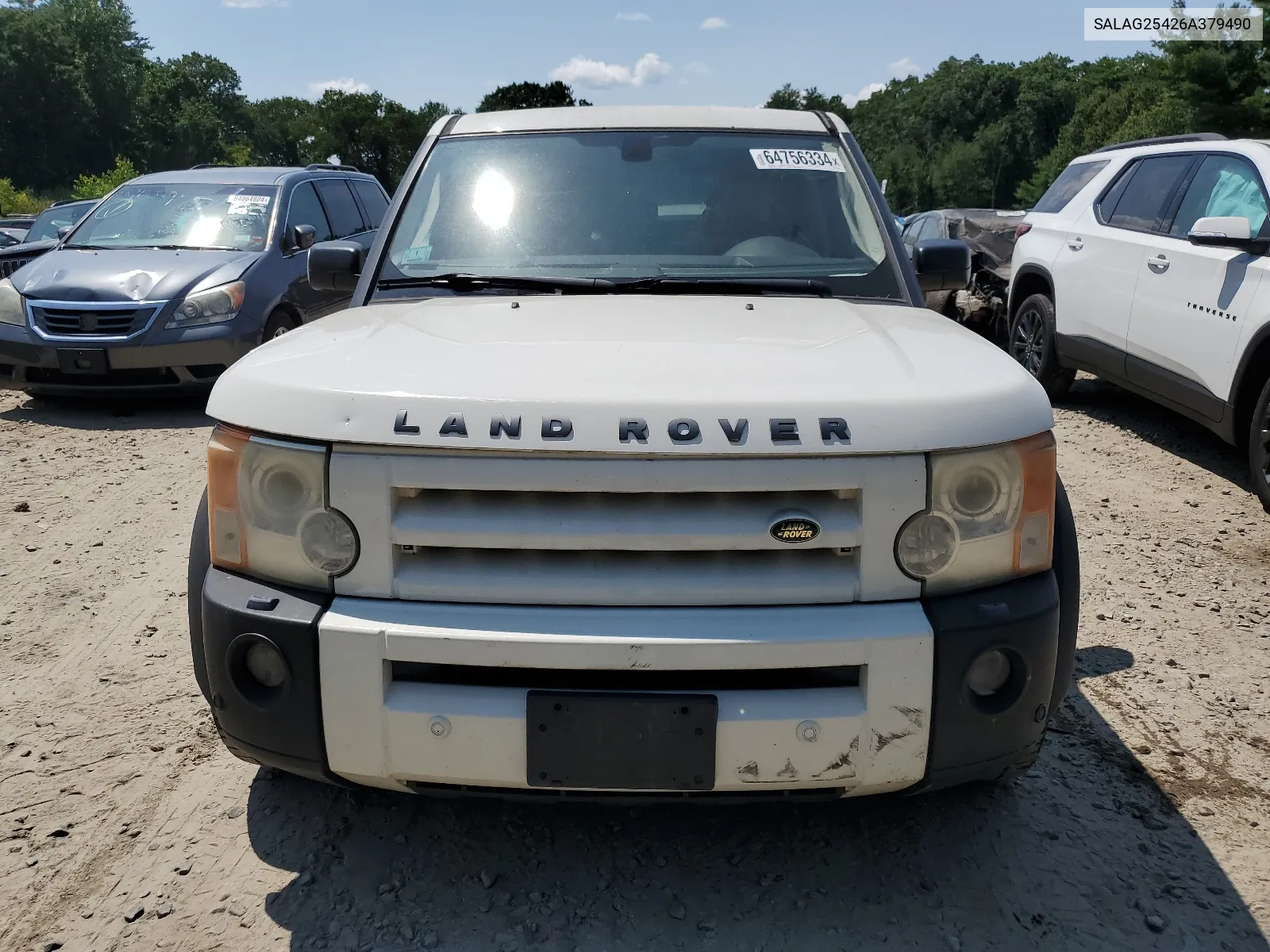 SALAG25426A379490 2006 Land Rover Lr3 Hse