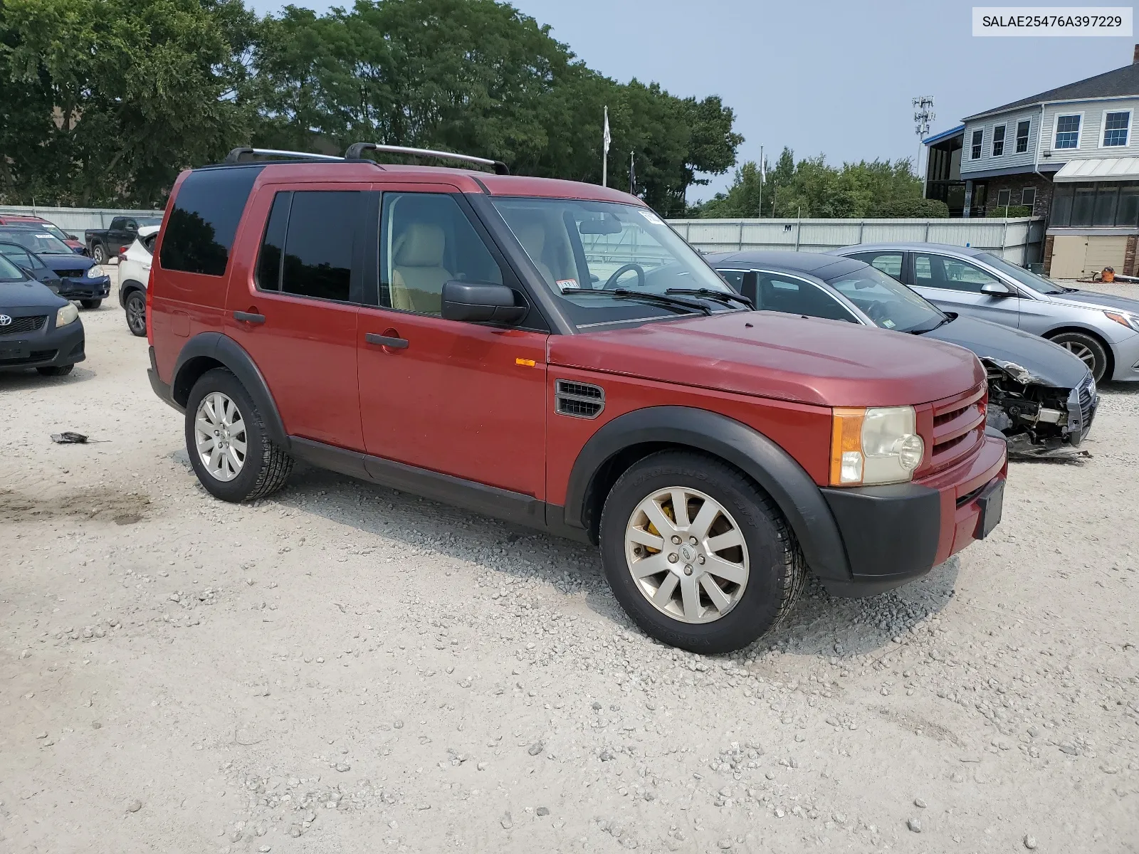 2006 Land Rover Lr3 Se VIN: SALAE25476A397229 Lot: 67688274