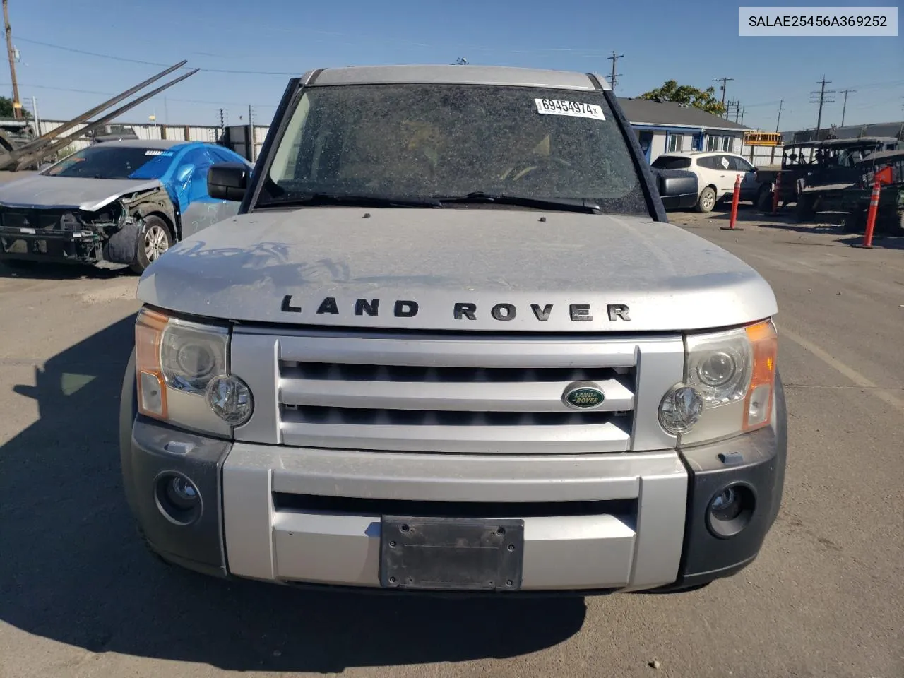 2006 Land Rover Lr3 Se VIN: SALAE25456A369252 Lot: 69454974