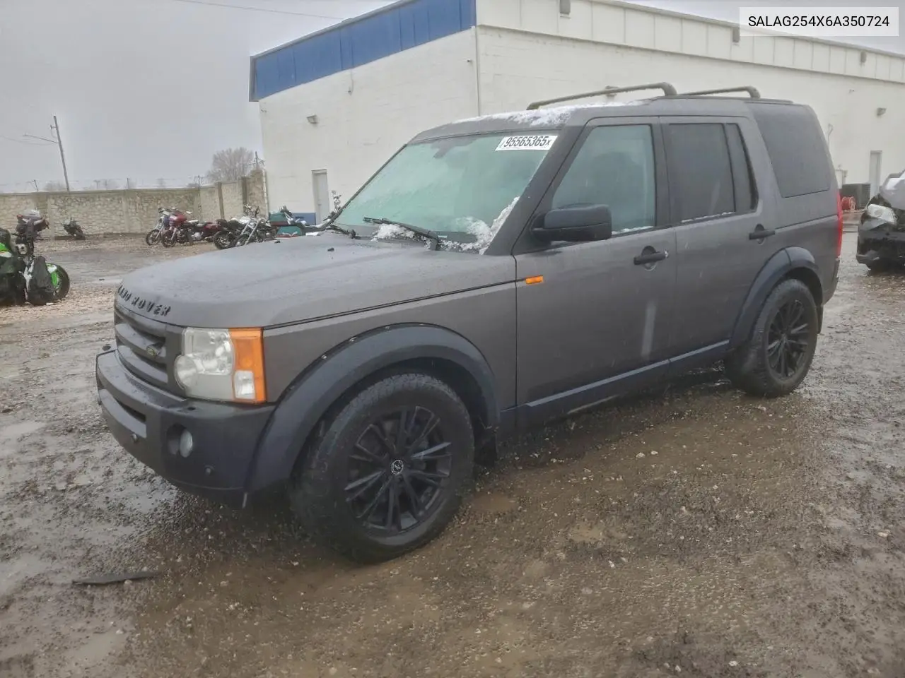 SALAG254X6A350724 2006 Land Rover Lr3 Hse