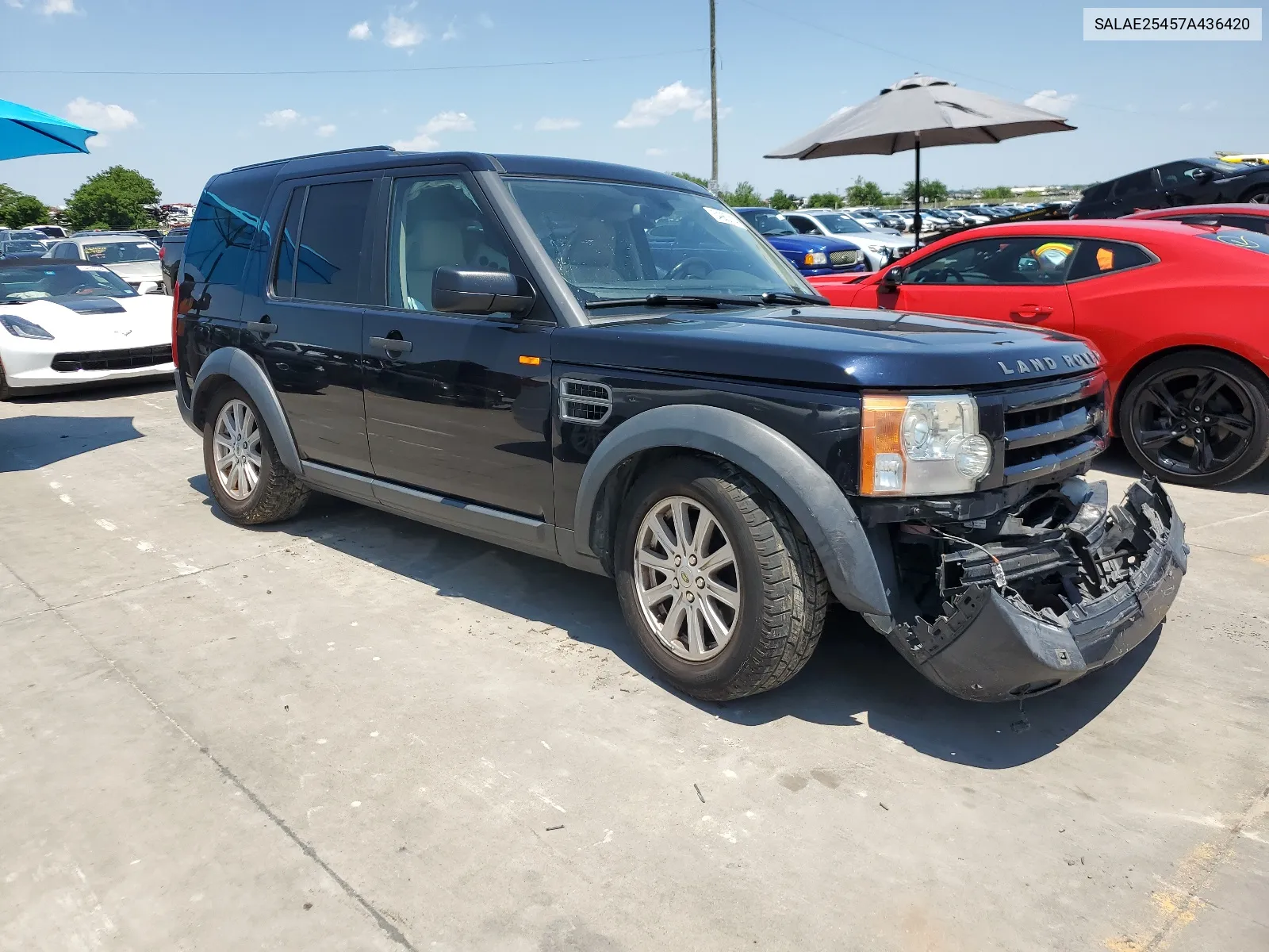 2007 Land Rover Lr3 Se VIN: SALAE25457A436420 Lot: 54983014