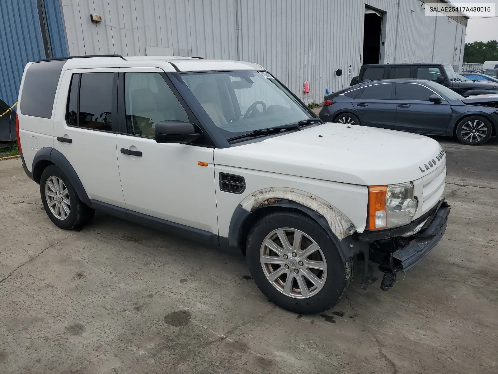 2007 Land Rover Lr3 Se VIN: SALAE25417A430016 Lot: 62866324