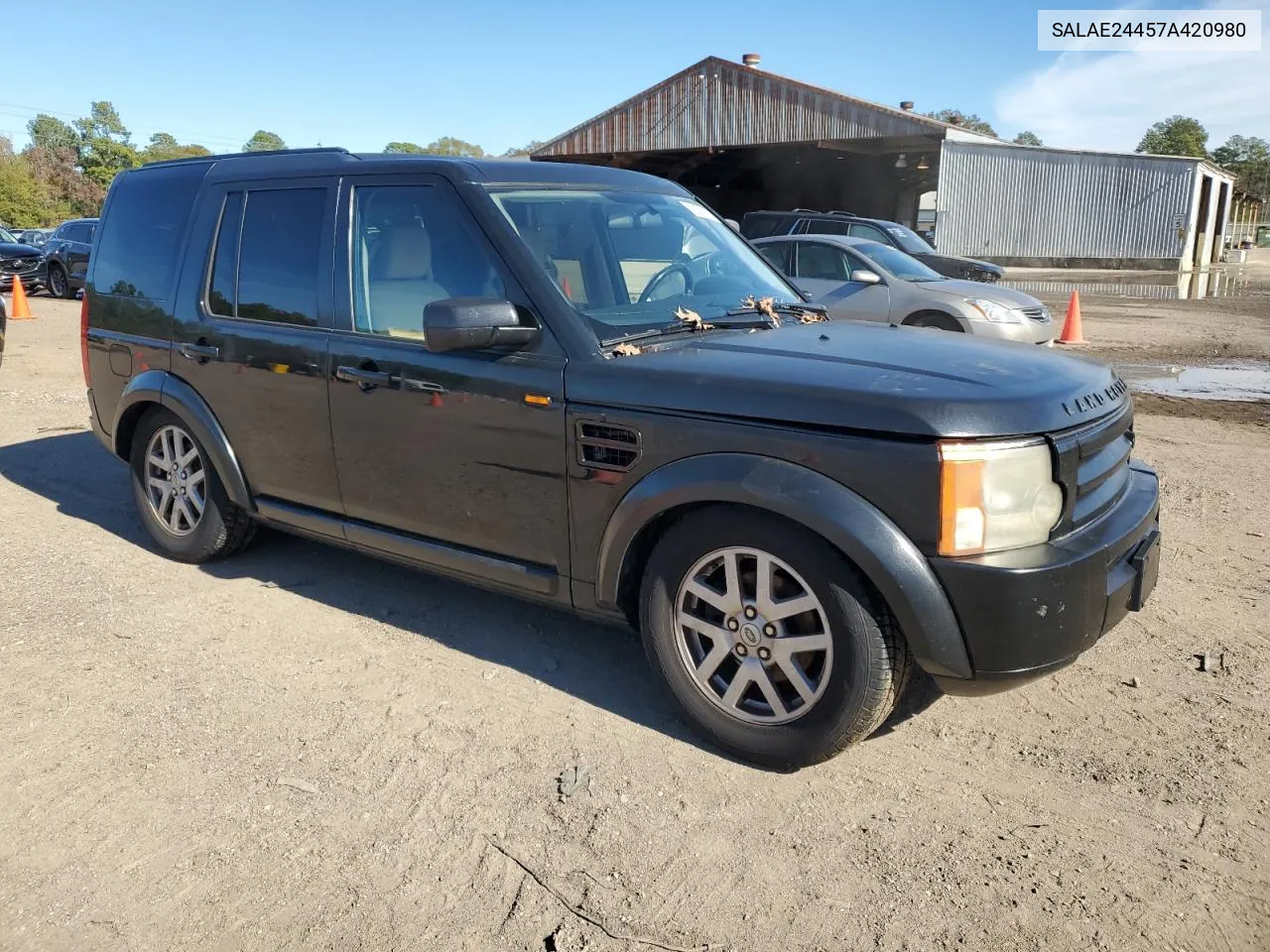 2007 Land Rover Lr3 Se VIN: SALAE24457A420980 Lot: 80207663