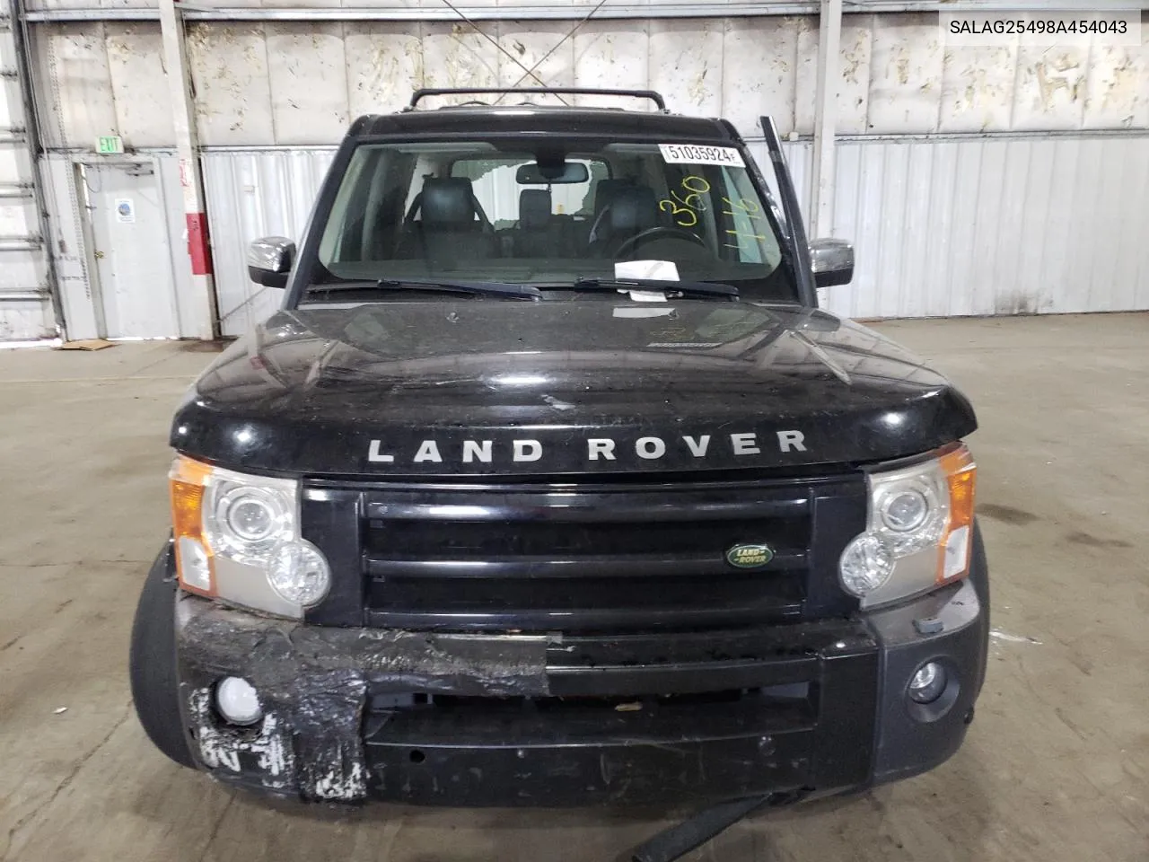 2008 Land Rover Lr3 Hse VIN: SALAG25498A454043 Lot: 51035924