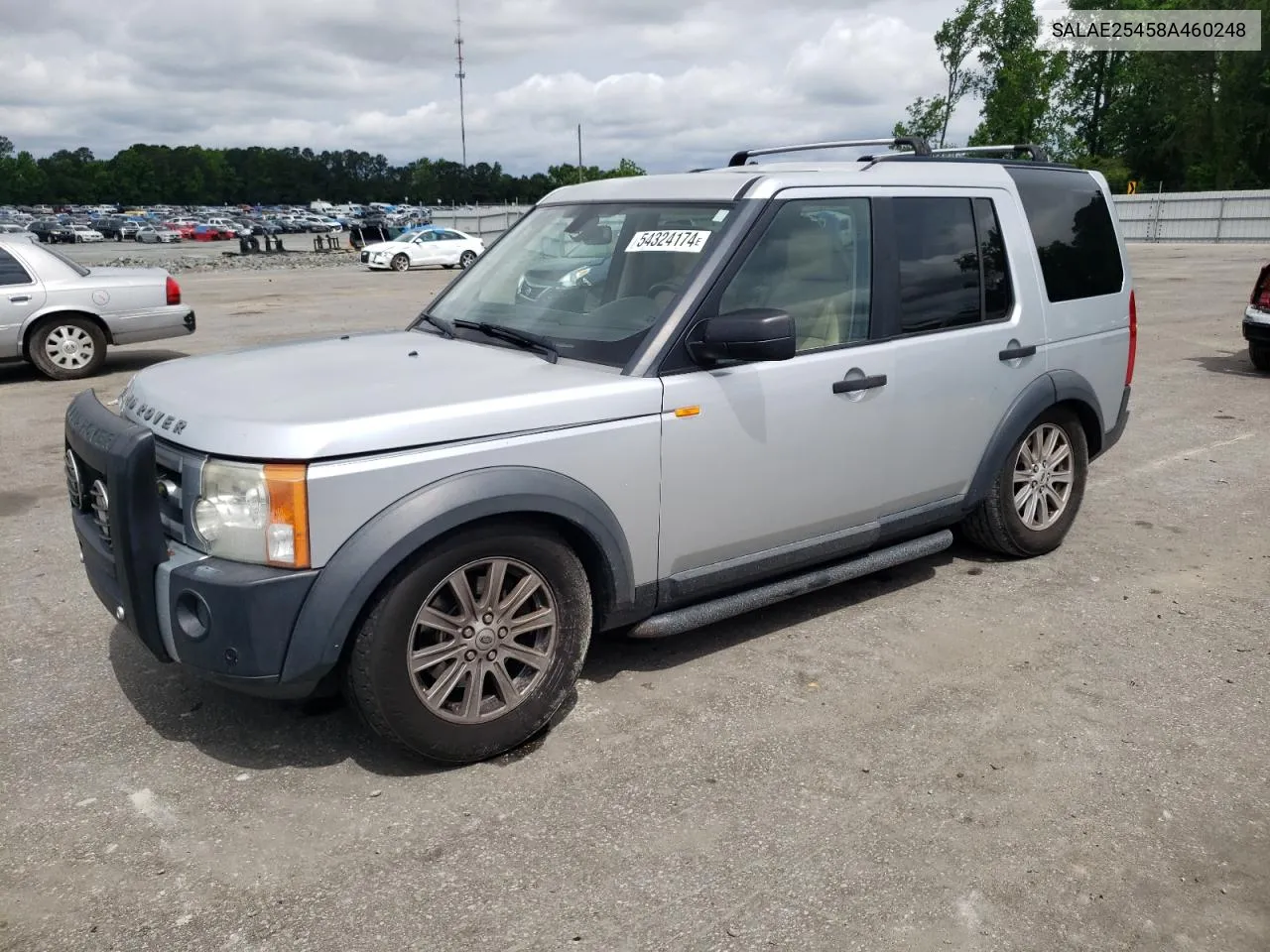 2008 Land Rover Lr3 Se VIN: SALAE25458A460248 Lot: 54324174