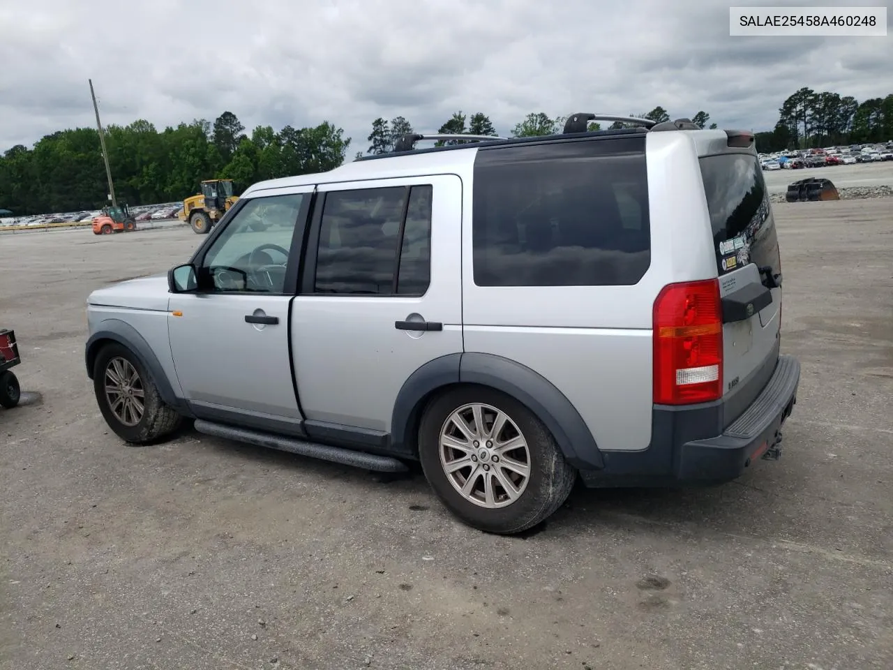 2008 Land Rover Lr3 Se VIN: SALAE25458A460248 Lot: 54324174