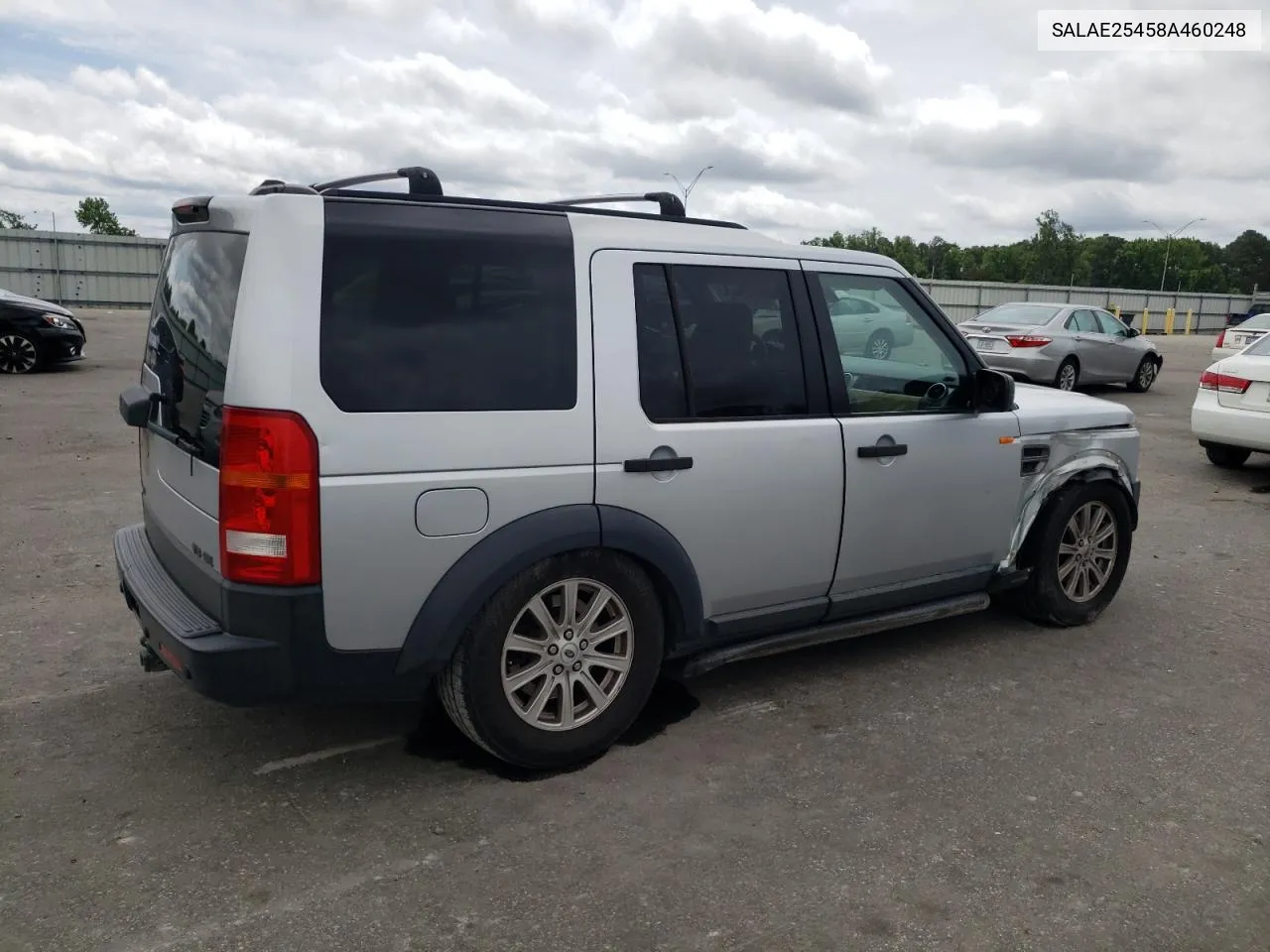 2008 Land Rover Lr3 Se VIN: SALAE25458A460248 Lot: 54324174