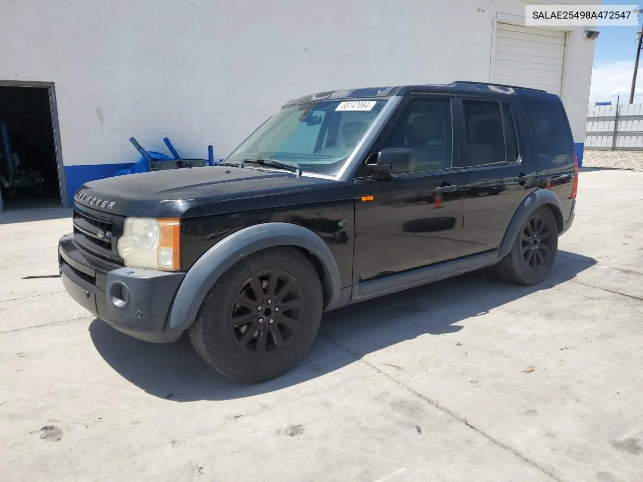 2008 Land Rover Lr3 Se VIN: SALAE25498A472547 Lot: 58147094