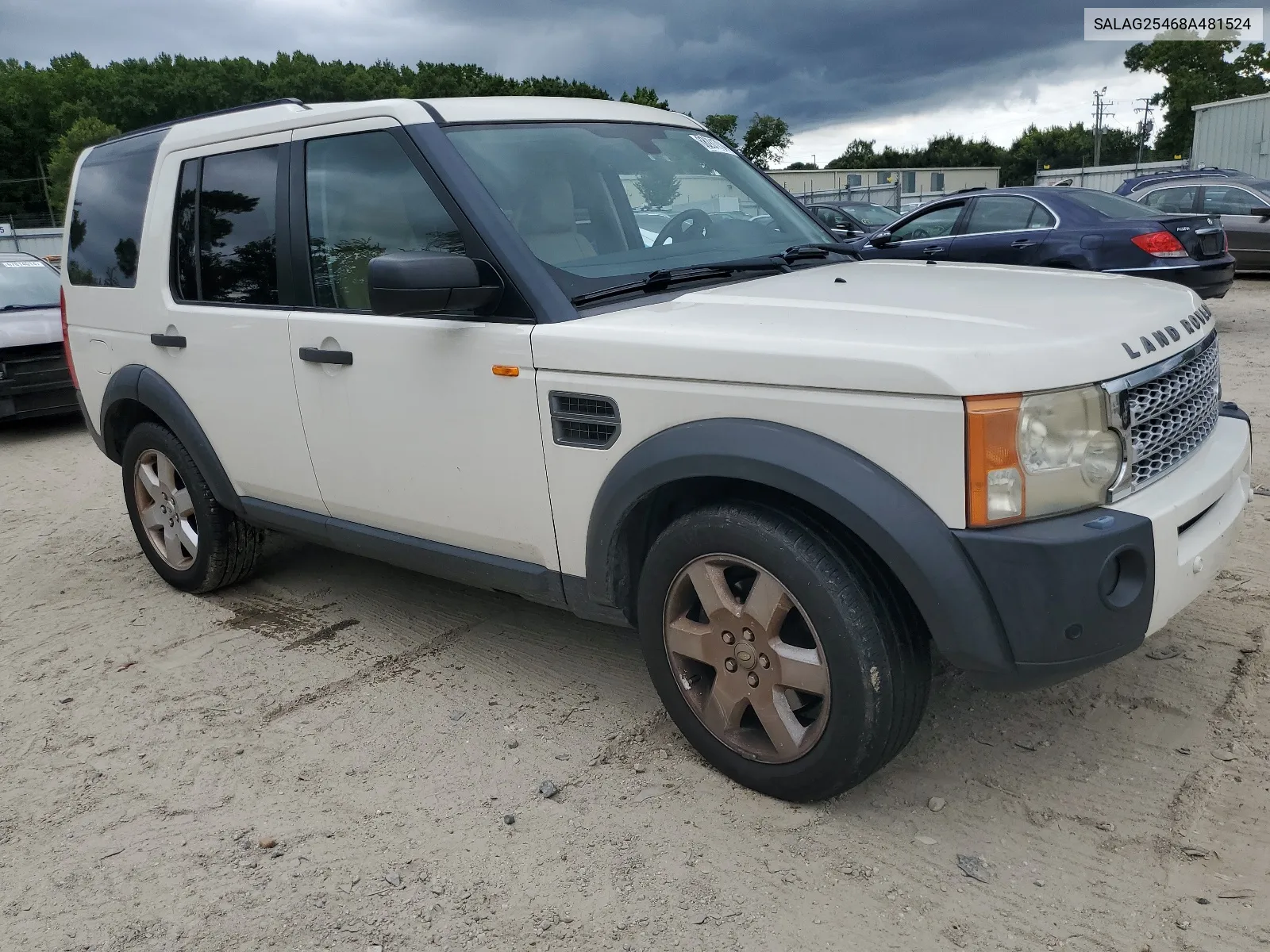 2008 Land Rover Lr3 Hse VIN: SALAG25468A481524 Lot: 68281704