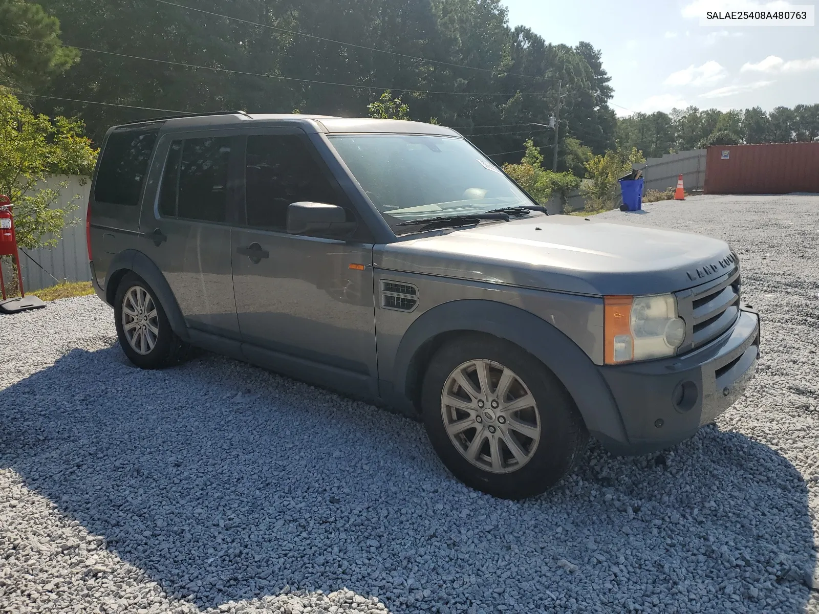 2008 Land Rover Lr3 Se VIN: SALAE25408A480763 Lot: 68638184