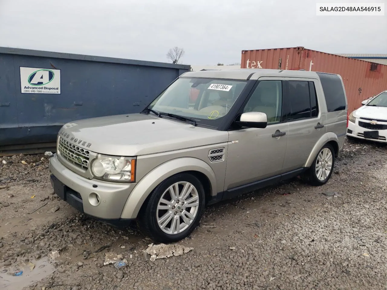 2010 Land Rover Lr4 Hse VIN: SALAG2D48AA546915 Lot: 41907364