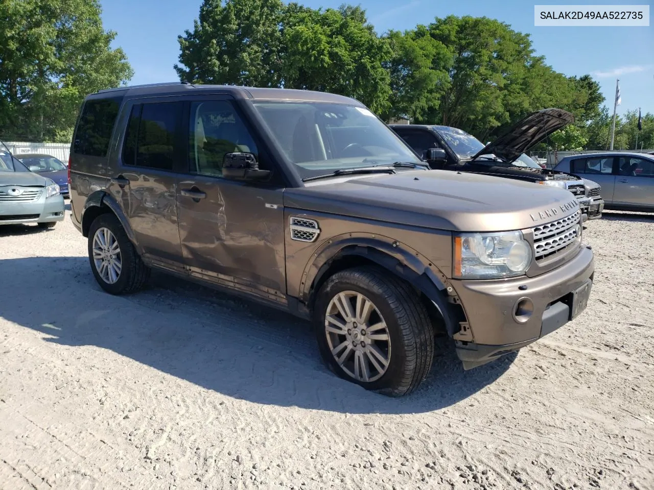 2010 Land Rover Lr4 Hse Luxury VIN: SALAK2D49AA522735 Lot: 58013924