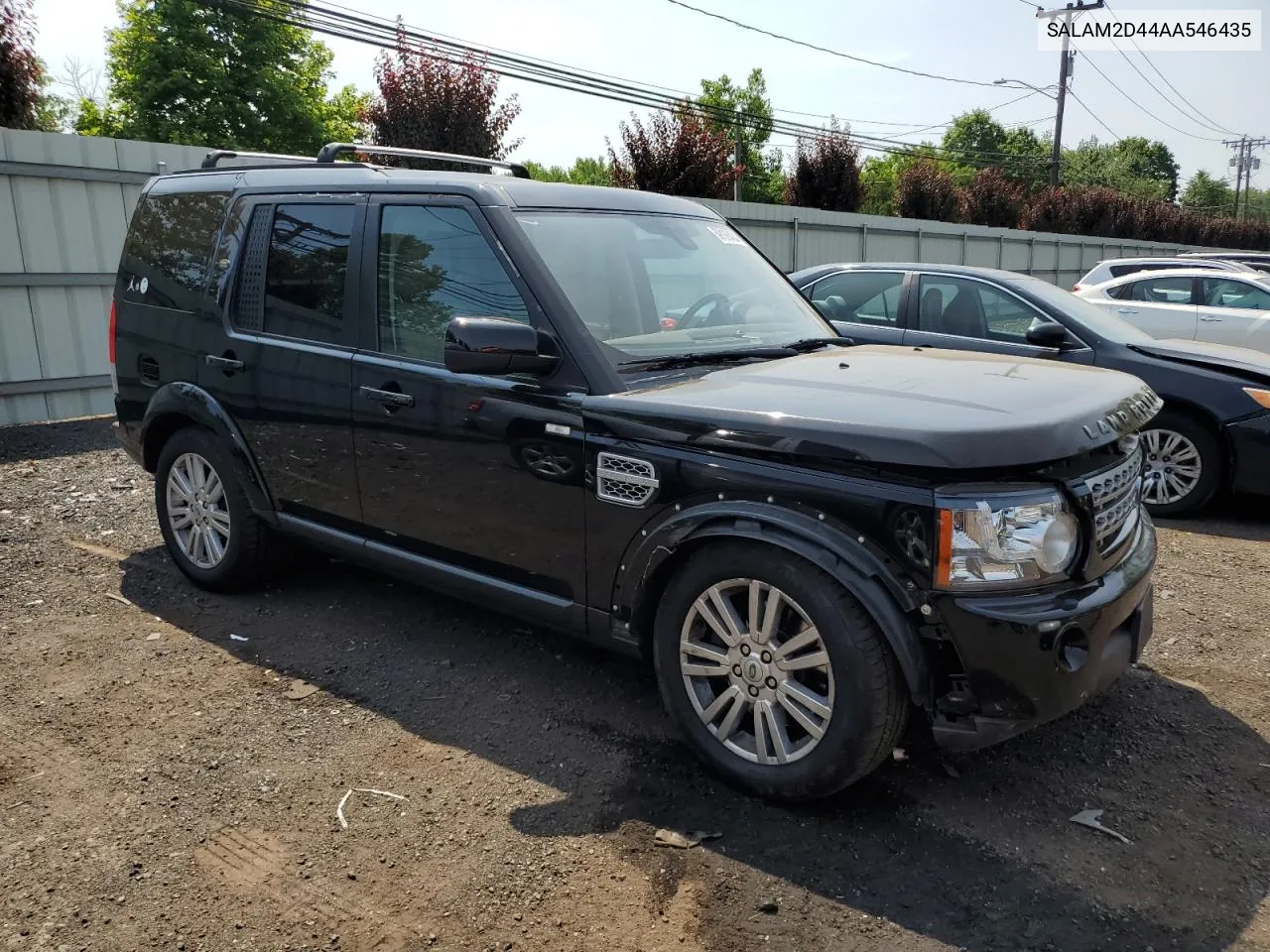 2010 Land Rover Lr4 Hse Plus VIN: SALAM2D44AA546435 Lot: 59126424