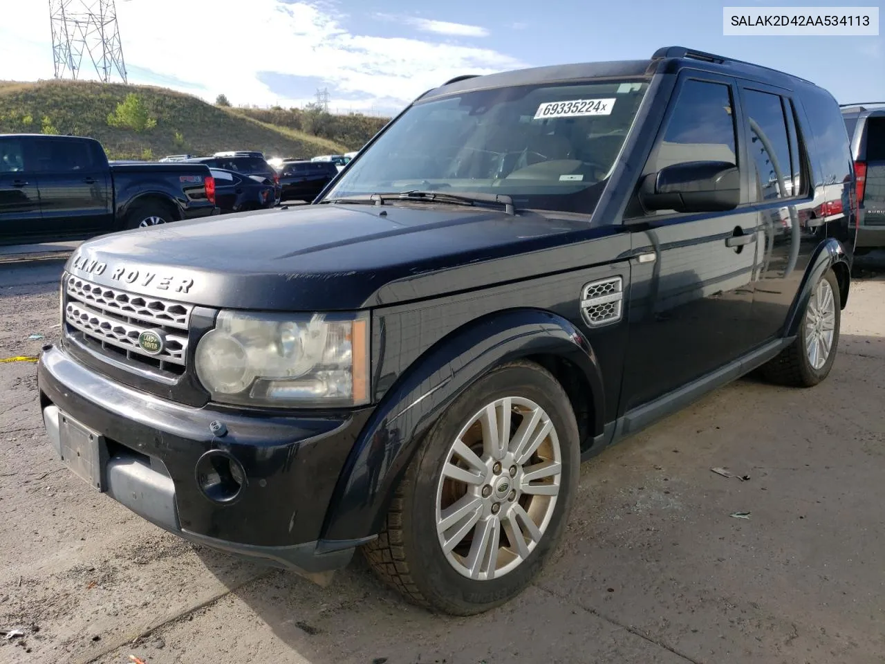 2010 Land Rover Lr4 Hse Luxury VIN: SALAK2D42AA534113 Lot: 69335224