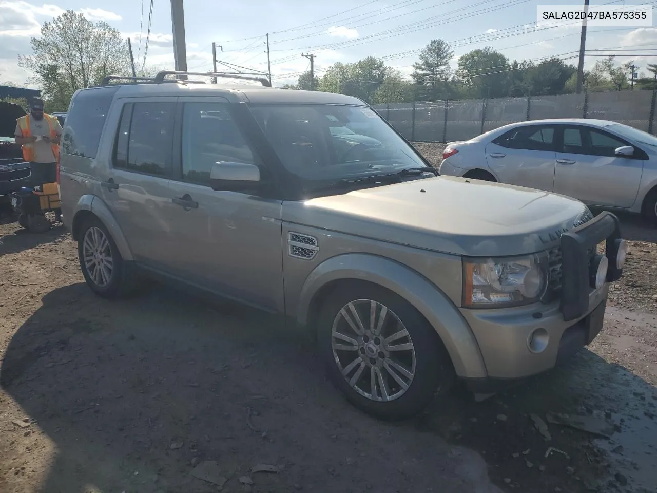 2011 Land Rover Lr4 Hse VIN: SALAG2D47BA575355 Lot: 53896134