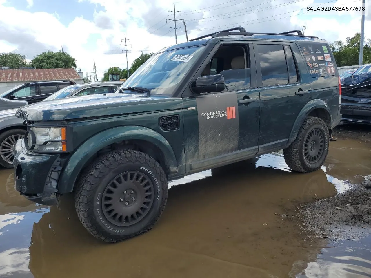 2011 Land Rover Lr4 Hse VIN: SALAG2D43BA577698 Lot: 54307584