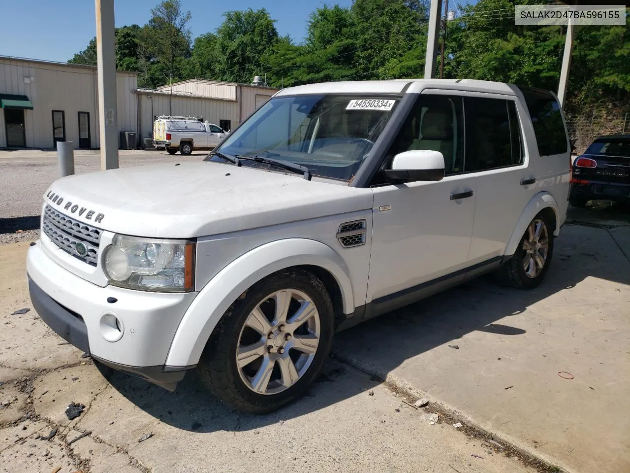 2011 Land Rover Lr4 Hse Luxury VIN: SALAK2D47BA596155 Lot: 54550334