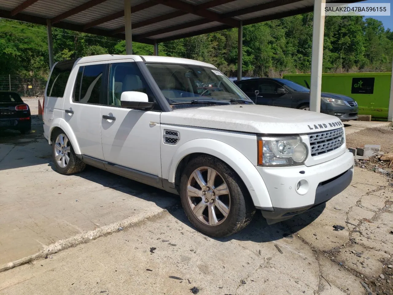 2011 Land Rover Lr4 Hse Luxury VIN: SALAK2D47BA596155 Lot: 54550334