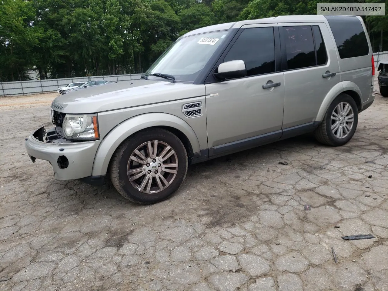 SALAK2D40BA547492 2011 Land Rover Lr4 Hse Luxury