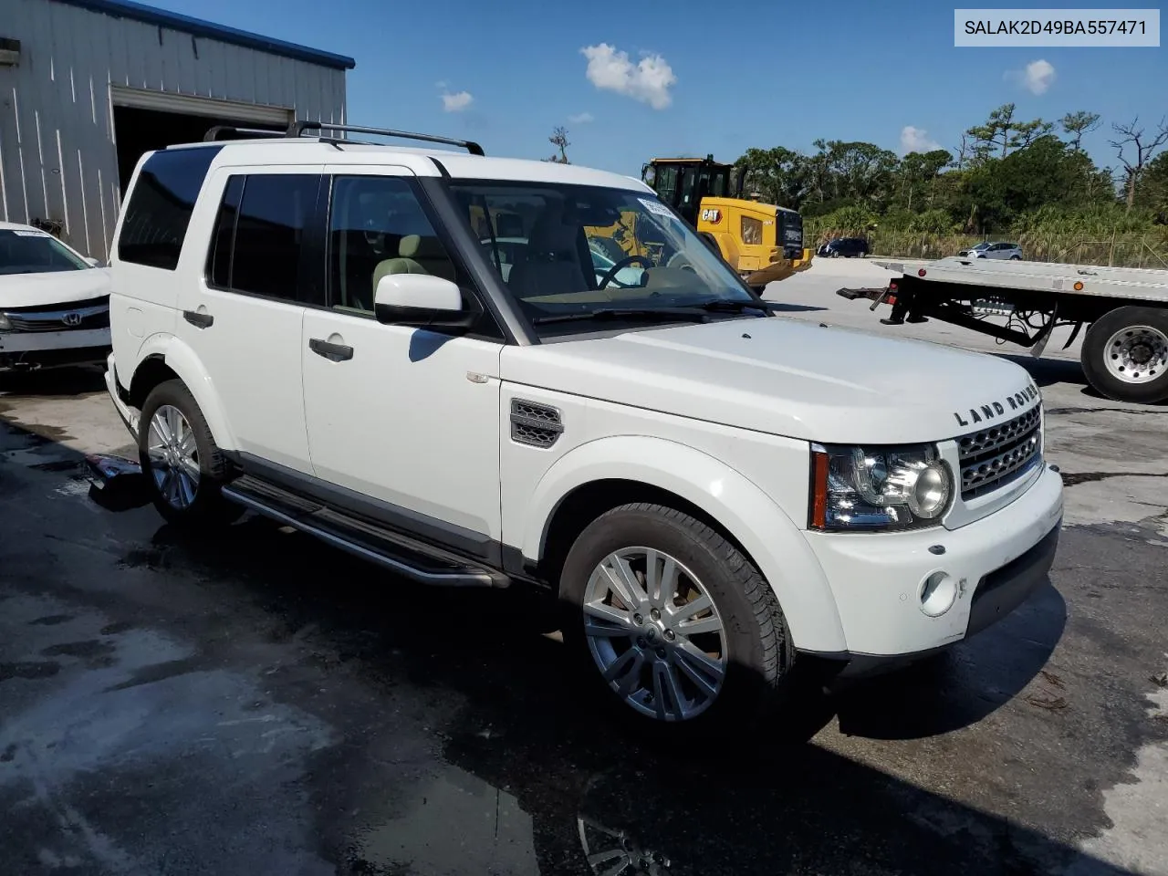 2011 Land Rover Lr4 Hse Luxury VIN: SALAK2D49BA557471 Lot: 56576964