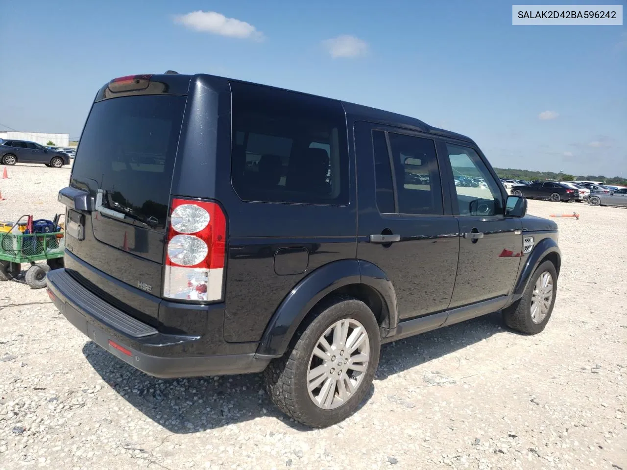 2011 Land Rover Lr4 Hse Luxury VIN: SALAK2D42BA596242 Lot: 56917504