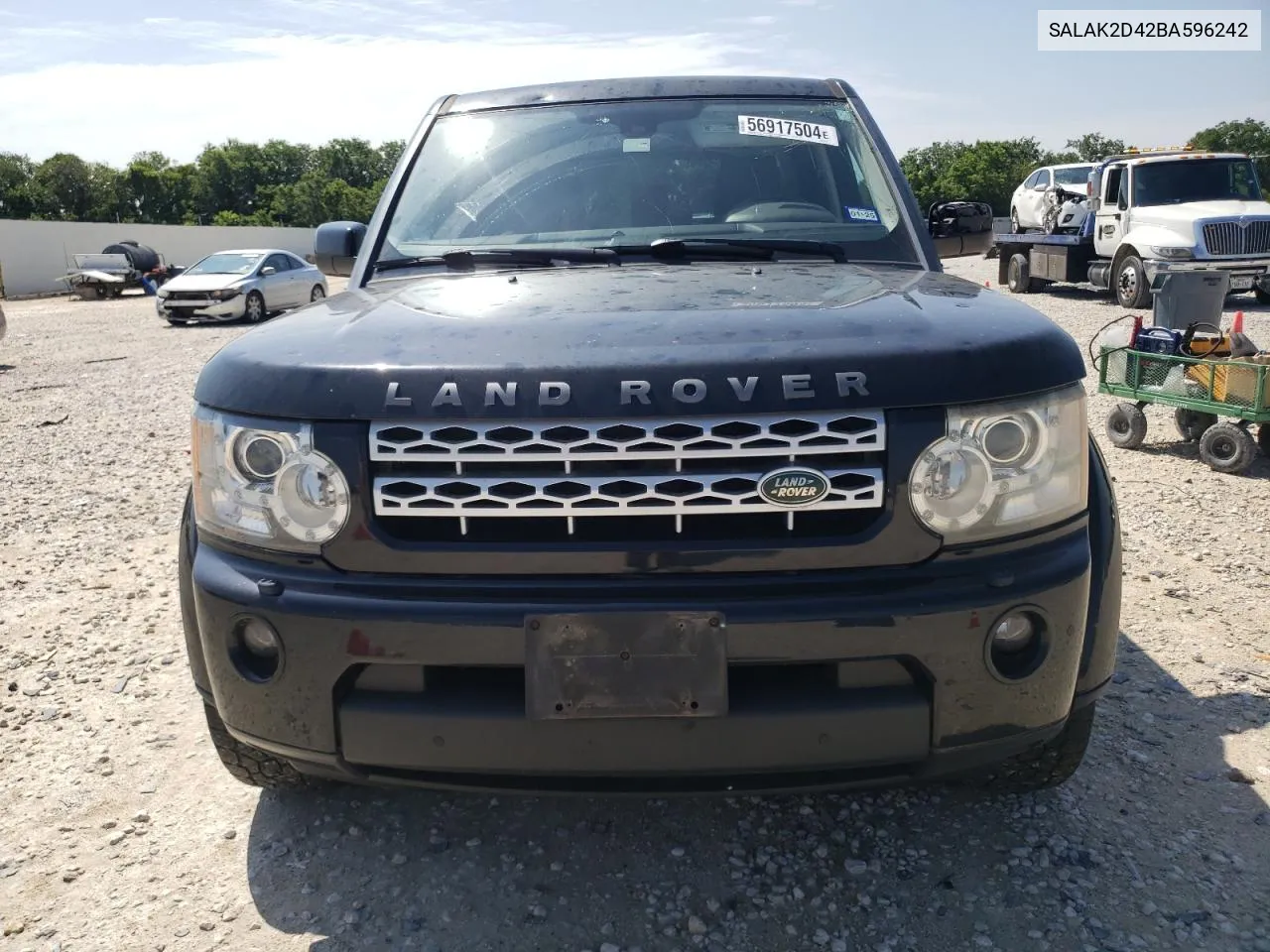 2011 Land Rover Lr4 Hse Luxury VIN: SALAK2D42BA596242 Lot: 56917504