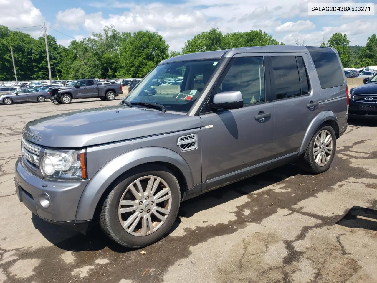 2011 Land Rover Lr4 Hse VIN: SALAG2D43BA593271 Lot: 57015414