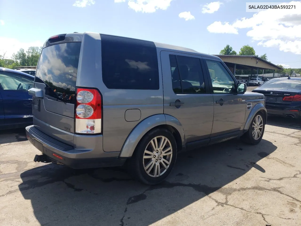 2011 Land Rover Lr4 Hse VIN: SALAG2D43BA593271 Lot: 57015414