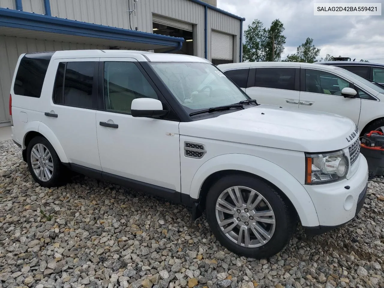 2011 Land Rover Lr4 Hse VIN: SALAG2D42BA559421 Lot: 57317204