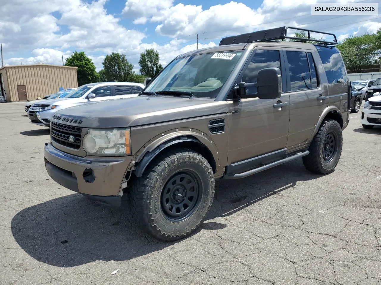 2011 Land Rover Lr4 Hse VIN: SALAG2D43BA556236 Lot: 58319934