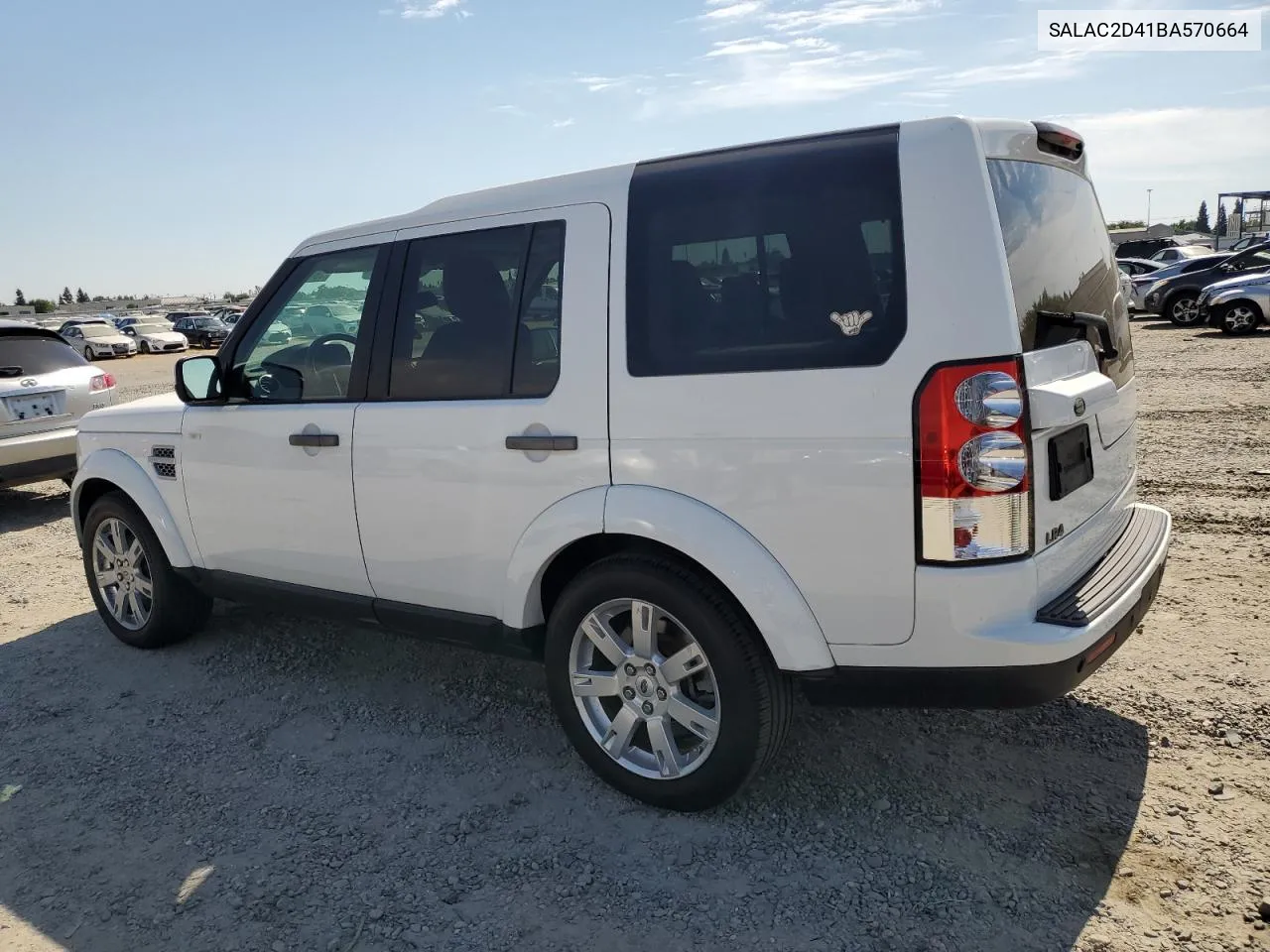 2011 Land Rover Lr4 VIN: SALAC2D41BA570664 Lot: 59445674