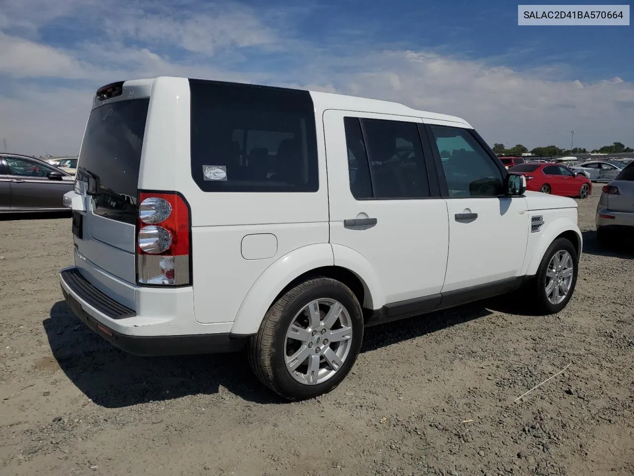 2011 Land Rover Lr4 VIN: SALAC2D41BA570664 Lot: 59445674