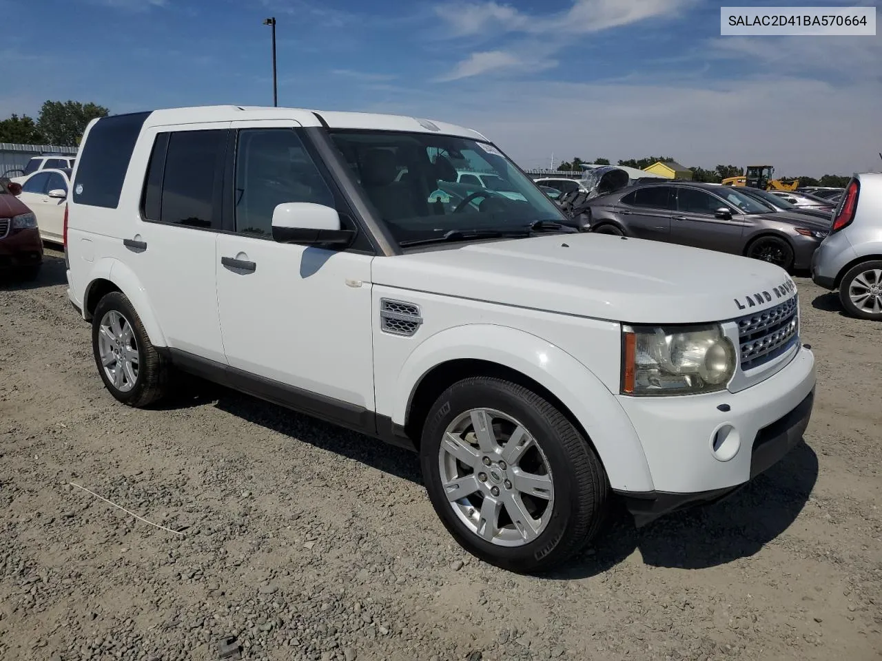 2011 Land Rover Lr4 VIN: SALAC2D41BA570664 Lot: 59445674