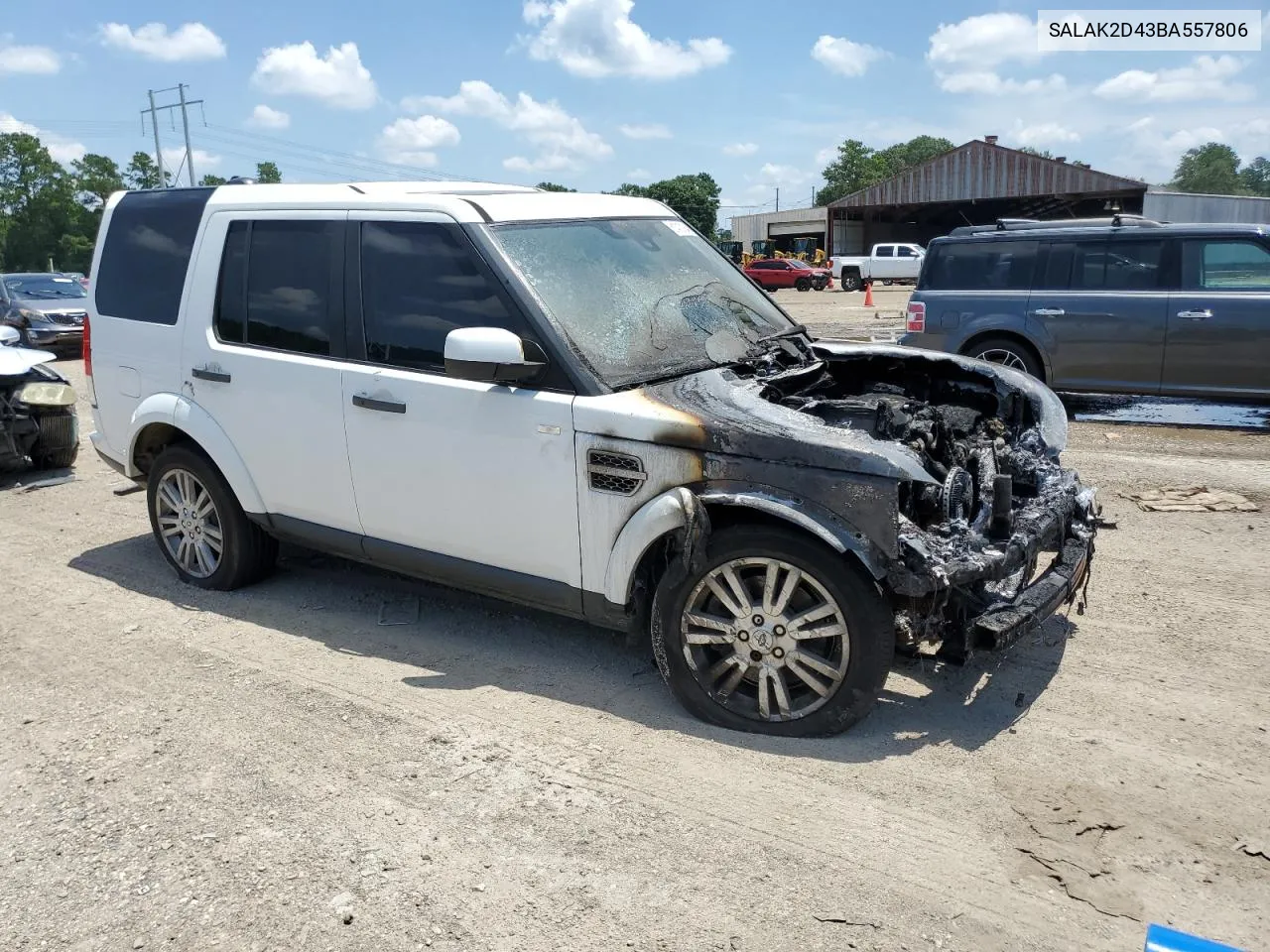 2011 Land Rover Lr4 Hse Luxury VIN: SALAK2D43BA557806 Lot: 61410184