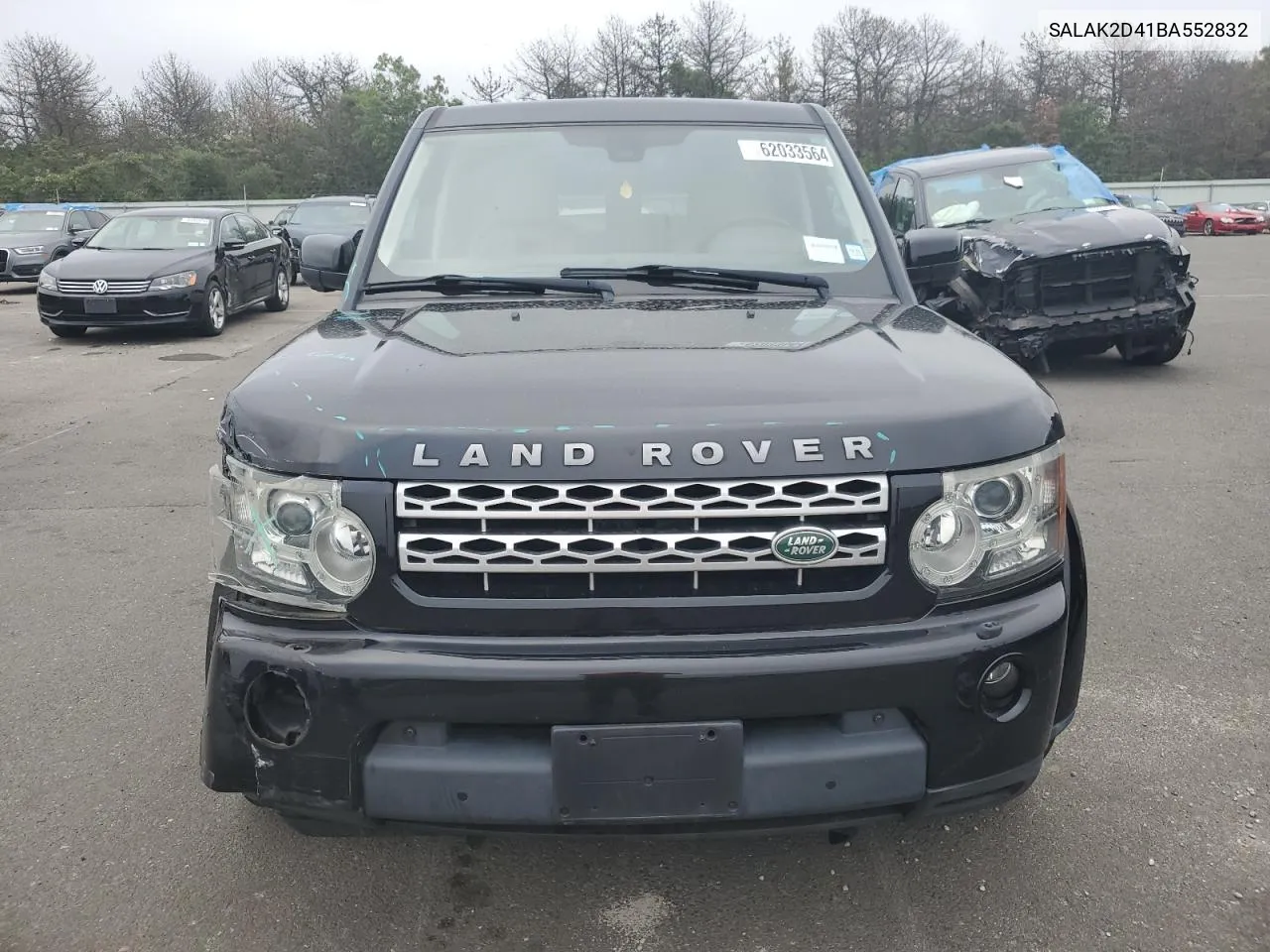 2011 Land Rover Lr4 Hse Luxury VIN: SALAK2D41BA552832 Lot: 62033564