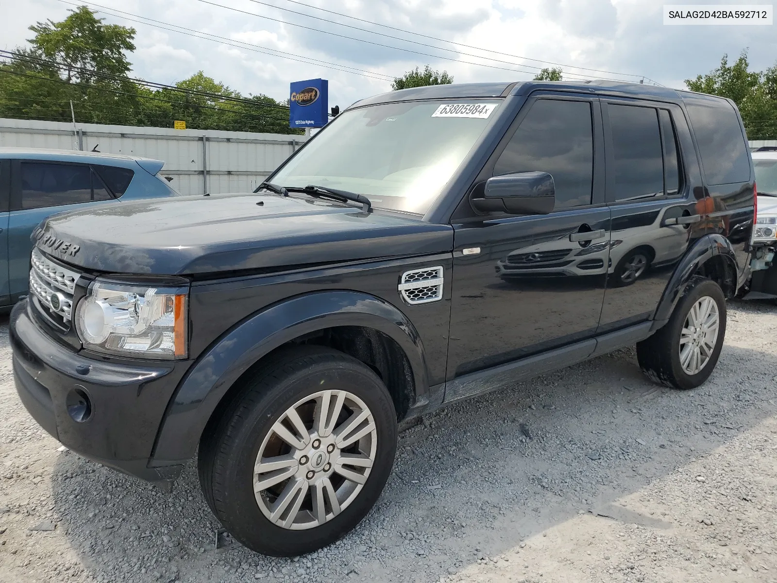 2011 Land Rover Lr4 Hse VIN: SALAG2D42BA592712 Lot: 63805984