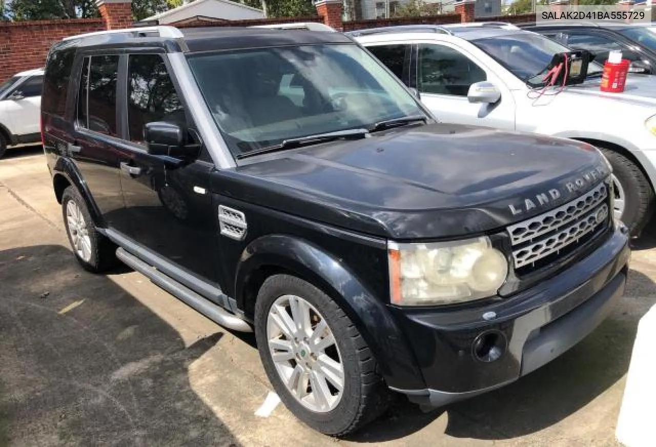 2011 Land Rover Lr4 Hse Luxury VIN: SALAK2D41BA555729 Lot: 73533164