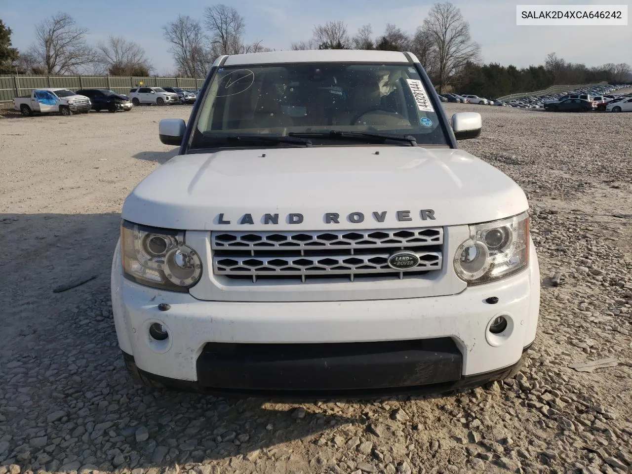 2012 Land Rover Lr4 Hse Luxury VIN: SALAK2D4XCA646242 Lot: 44328144