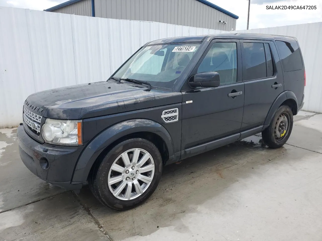 2012 Land Rover Lr4 Hse Luxury VIN: SALAK2D49CA647205 Lot: 52716314