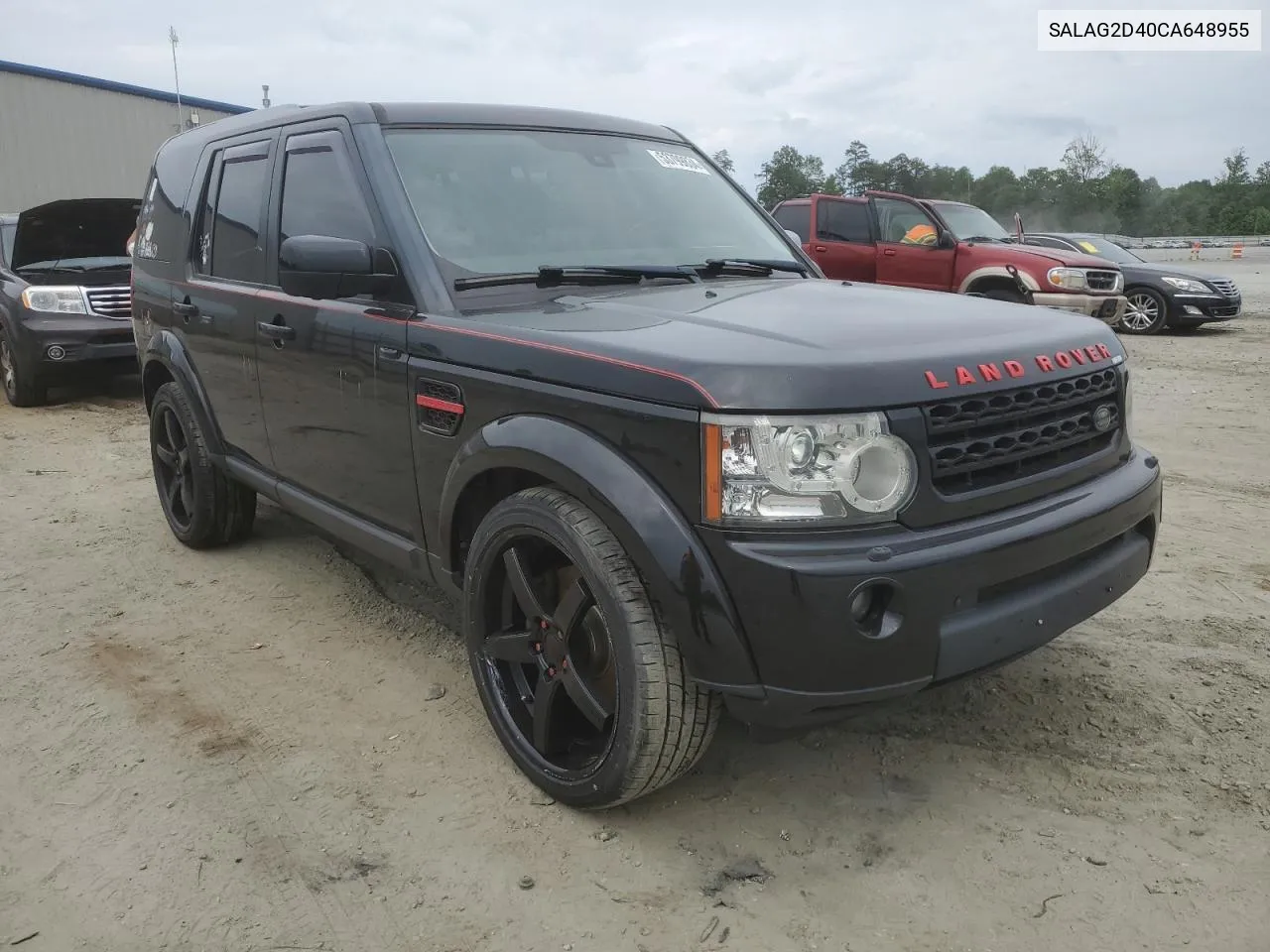 2012 Land Rover Lr4 Hse VIN: SALAG2D40CA648955 Lot: 53799834