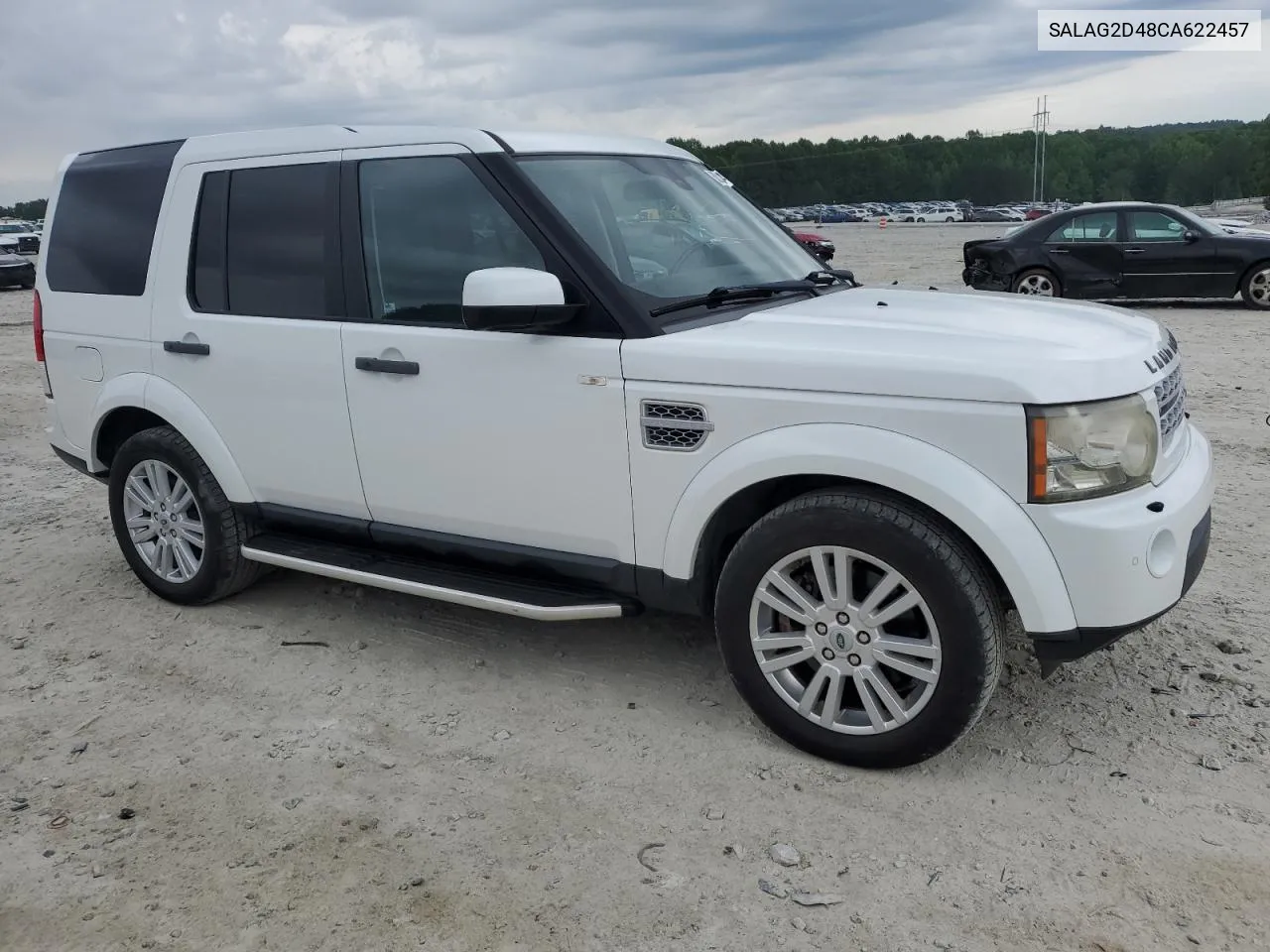 2012 Land Rover Lr4 Hse VIN: SALAG2D48CA622457 Lot: 55231834