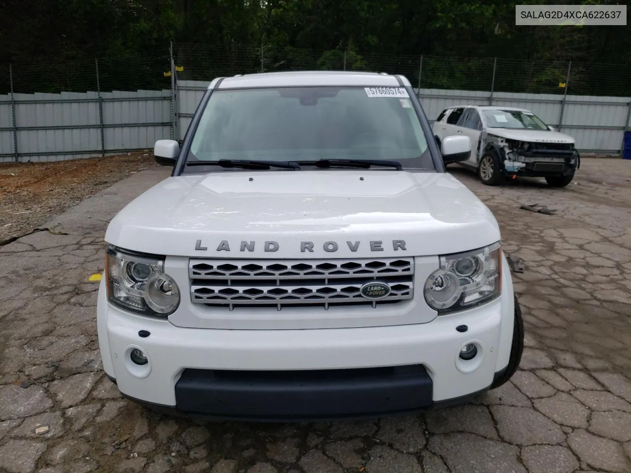 2012 Land Rover Lr4 Hse VIN: SALAG2D4XCA622637 Lot: 57860574