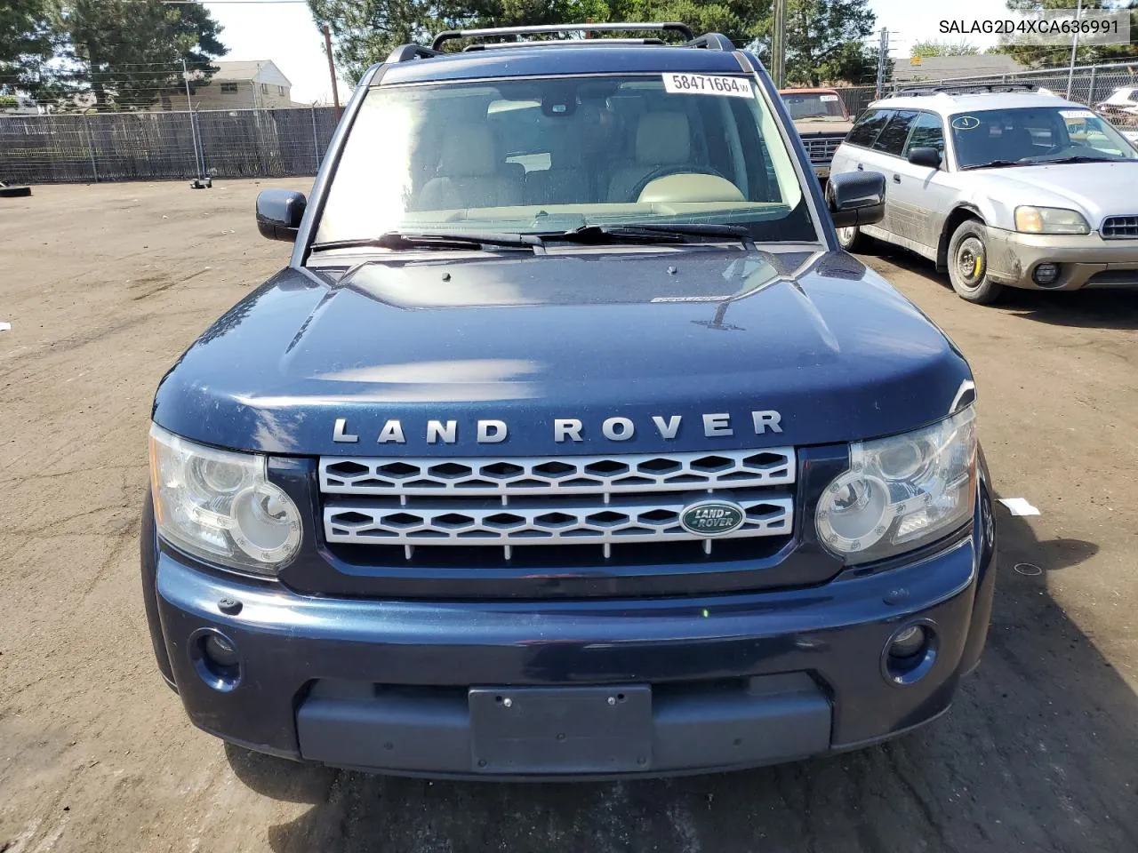 SALAG2D4XCA636991 2012 Land Rover Lr4 Hse