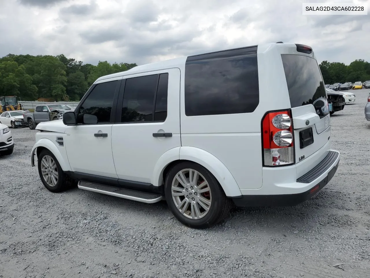 2012 Land Rover Lr4 Hse VIN: SALAG2D43CA602228 Lot: 59431684