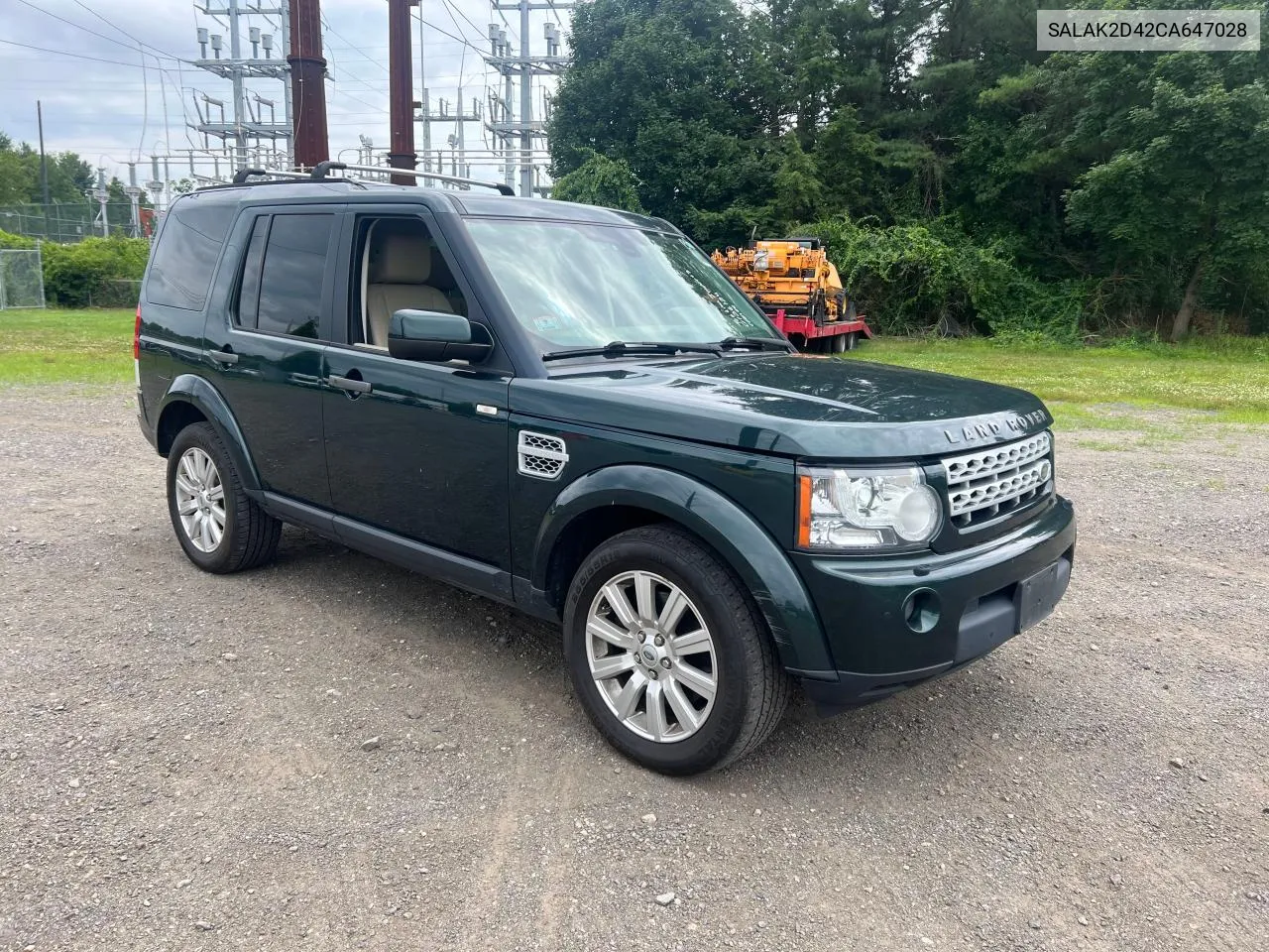 2012 Land Rover Lr4 Hse Luxury VIN: SALAK2D42CA647028 Lot: 63144844