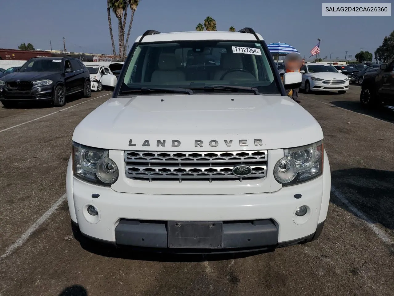 2012 Land Rover Lr4 Hse VIN: SALAG2D42CA626360 Lot: 71127364