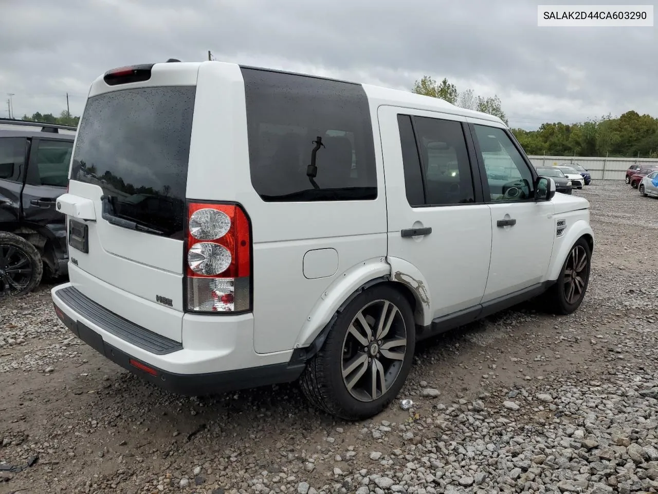 2012 Land Rover Lr4 Hse Luxury VIN: SALAK2D44CA603290 Lot: 73403064