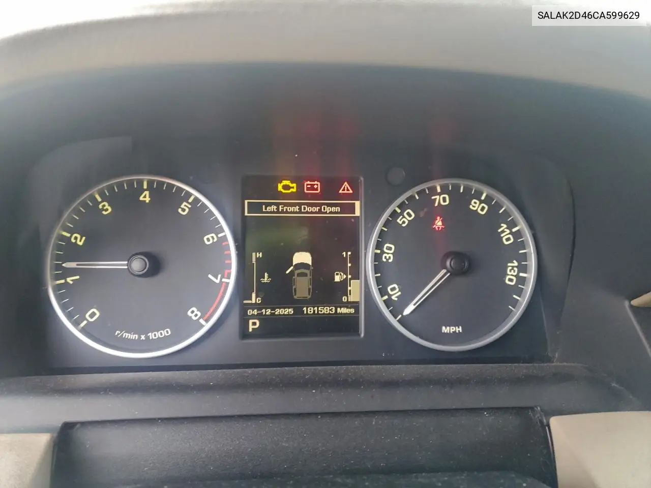 SALAK2D46CA599629 2012 Land Rover Lr4 Hse Luxury